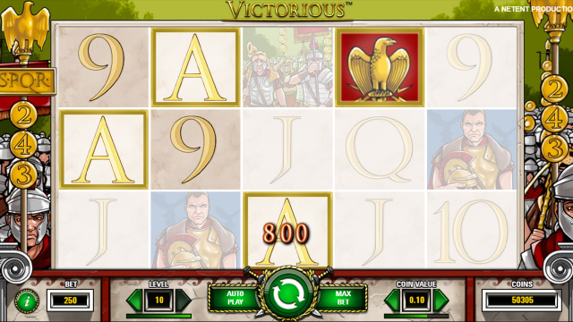 Игровой интерфейс Victorious 10