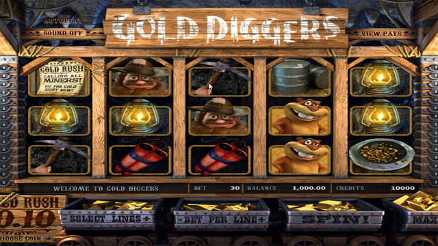 Характеристики слота Gold Diggers 7