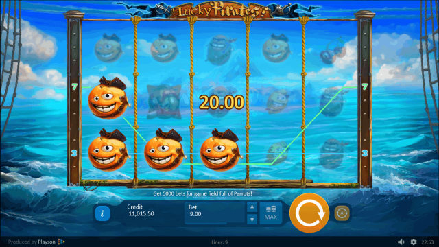 Характеристики слота Lucky Pirates! 7