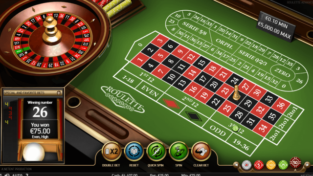 Бонусная игра Roulette Advanced 9