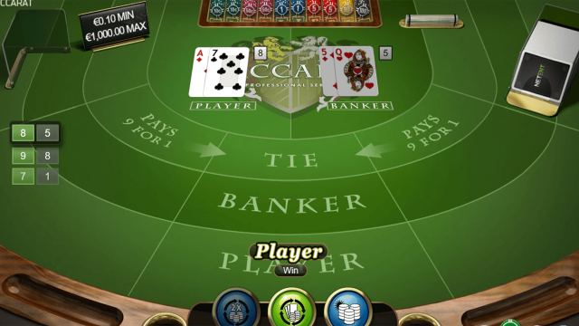 Характеристики слота Baccarat Pro Series Table Game 3