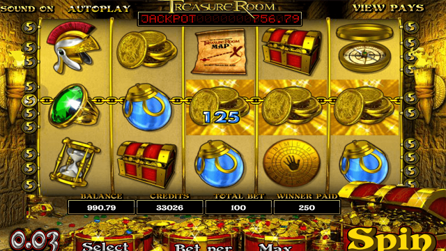 Характеристики слота Treasure Room 2